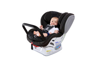 car seat with anti rebound bar