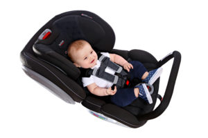 car seat with anti-rebound bar