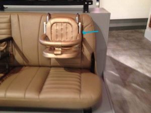 car seat from the 1970s