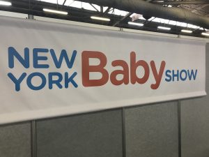 NY Baby Show banner 2019 car seat safety