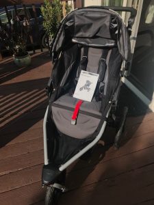 BOB jogging stroller with manual