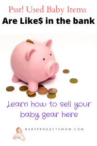 piggy bank--used baby items
