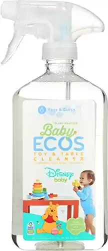 Earth Friendly Products Baby Ecos Free and Clear Disney Toy and Table Cleaner, 17 Ounce