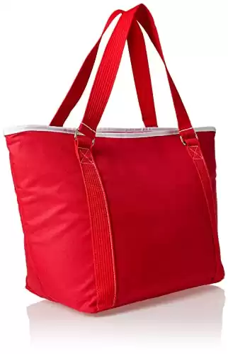 ONIVA - a Picnic Time brand - Disney Mickey Mouse Topanga Tote Cooler Bag - Soft Cooler Bag - Picnic Cooler, (Red), 21 x 8.7 x 13