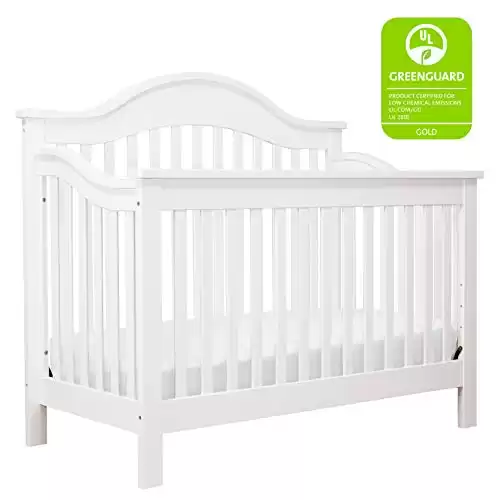 DaVinci Jayden 4-in-1 Convertible Crib in White, Greenguard Gold Certified