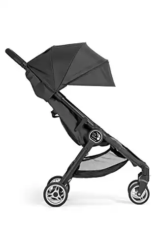 Baby Jogger City Tour Stroller | Compact Travel Stroller | Lightweight Baby Stroller with Backpack-Style Carry Bag, Perfect for Travel, Onyx