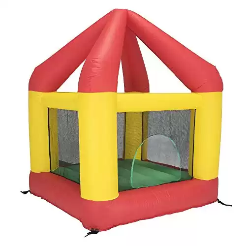 JumpKing 6.25' X 6' Bounce House Combo with Circus Cover