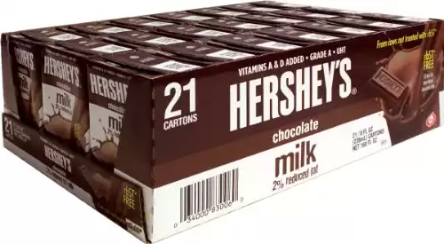 Hershey's 2% Chocolate Milk, 21- 8 Ounce Aseptic Boxes