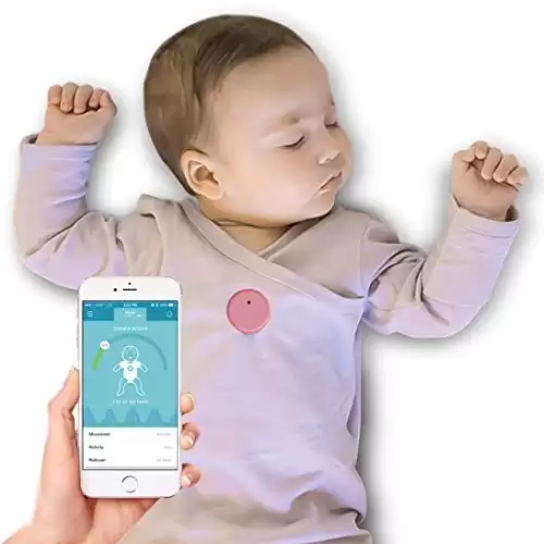 Baby Monitor for Breathing and Movement (Pink) by MonBaby