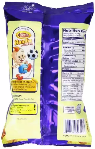Bamba Peanut Butter Snacks All Natural Peanut Butter Corn Puff Snack, 1 Ounce (Pack of 24)